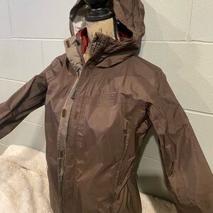 Marmot Brown Hooded Jacket